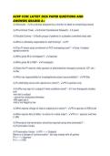 ACRP CCRC LATEST 2026 PAPER QUESTIONS AND ANSWERS GRADED A&period;pdf