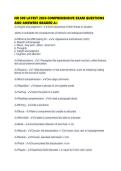 NR 509 LATEST 2026 COMPREHENSIVE EXAM QUESTIONS AND ANSWERS GRADED A&period;pdf