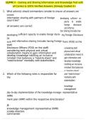 SEJPME II - Gaining and Sharing Information and Knowledge Test with all Correct & 100&percnt; Verified Answers &vert;Already Graded A&plus;