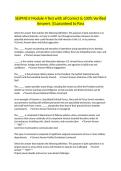 SEJPME II Module 4 Test with all Correct & 100&percnt; Verified Answers &vert;Guaranteed to Pass