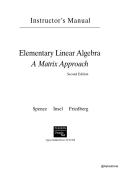  Instructor&rsquo;s Solutions Manual for Elementary Linear Algebra&colon; A Matrix Approach &lpar;Classic Version&rpar; by Lawrence E&period; Spence&comma; Arnold J&period; Insel&comma; and Stephen H&period; Friedberg&comma; 2nd Edition&period; All chapters are covered&period;