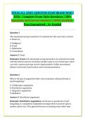 TEXAS ALL LINES ADJUSTER EXAM BRAND NEW&excl;&excl; &NewLine;2026 &ndash; Complete Exam-Style Questions &vert; 200&plus; &NewLine;Questions and Correct Answers &vert; 100&percnt; Verified &ndash; &NewLine;Pass Guaranteed &ndash; A&plus; Graded 
