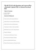 NR 602 EXAM with Questions and Answers&sol;Plus &NewLine;a Rationale Updated 2026 A&plus;&sol;Instant Download &NewLine;PDF 