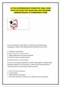 ATI RN COMPREHENSIVE PREDICTOR FINAL EXAM PRACTICE EXAM TEST BANK 2026 JUST RELEASED VERSION SIMILAR TO SCREENSHOT EXAM