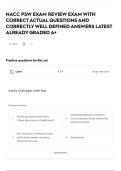 NACC PSW EXAM REVIEW EXAM WITH CORRECT ACTUAL QUESTIONS AND CORRECTLY WELL DEFINED ANSWERS LATEST ALREADY GRADED A&plus;