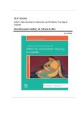 Test Bank For Leifer&rsquo;s Introduction to Maternity and Pediatric Nursing in Canada&comma; 1st Edition&comma; Complete Guide&comma; 100&percnt; Verified A&plus;