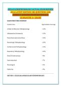 APEA PATHOPHYSIOLOGY ACTUAL EXAM REVIEW &NewLine;2026 LATEST EDITION 180 QUESTIONS AND &NewLine;CORRECT ANSWERS WITH RATIONALES &NewLine;GUARANTEE A&plus; GRADE