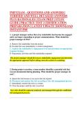 PMP EXAM &ndash; QUESTIONS AND ANSWERS &vert; &NewLine;VERIFIED AND WELL DETAILED ANSWERS &NewLine;PLUS RATIONALES &vert; EXAM PREP &vert; STUDY &NewLine;GUIDE &vert; PRACTICE TEST &vert; CERTIFICATION &NewLine;PREPARATION &vert; LATEST UPDATE &vert; DOWNLOAD &NewLine;INSTANT PDF 