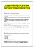 Arkansas Applicator Test AR Actual Exam &NewLine;2026&sol;2027 &ndash; Complete Exam-Style Questions &vert; &NewLine;100&percnt; Verified &ndash; Pass Guaranteed &ndash; A&plus; Graded