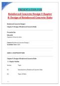 PRESENTATION FOR &NewLine;Reinforced Concrete Design I Chapter &NewLine;8&colon; Design of Reinforced Concrete Slabs