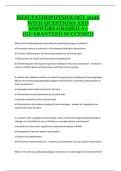HESI Pathophysiology 2024&ndash;2025 &ndash; Complete Study Guide&comma; Practice Questions&comma; and Nursing Exam Review