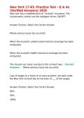 New York 17-65 Practice Test - Q & As &lpar;Verified Answers&rpar; 2026