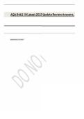 AQA 8462 1H Latest 2026 Update Review Answers&period;