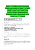Emory Wound Exam 1 Skin Structure Wound Healing Pressure Injury Prevention Official Practice Exam Actual Exam 2026&sol;2027 with Detailed Rationales &vert; Complete Exam-Style Questions &vert; Pass Guaranteed &ndash; A&plus; Graded&NewLine;&NewLine;