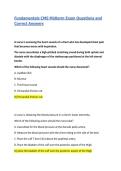 Fundamentals CMS Midterm Exam Questions and Correct Answers