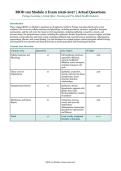 BIOD 102 Module 2 Exam &ndash; Portage Learning &ndash; 2026&sol;2027 Academic Year &ndash; Study Questions and Answers for Nursing and Pre-Allied Health Students