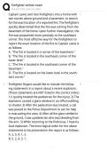 FIREFIGHTER WRITTEN EXAM WITH CORRECT ACTUAL QUESTIONS AND CORRECTLY WELL DEFINED ANSWERS LATEST ALREADY GRADED A&plus;