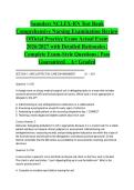 Saunders NCLEX-RN Test Bank Comprehensive Nursing Examination Review Official Practice Exam Actual Exam 2026&sol;2027 with Detailed Rationales &vert; Complete Exam-Style Questions &vert; Pass Guaranteed &ndash; A&plus; Graded&NewLine;&NewLine;