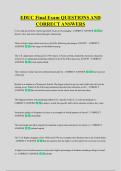 EDUC Final Exam QUESTIONS AND &NewLine;CORRECT ANSWERS