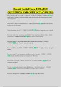 Ryanair Initial Exam UPDATED &NewLine;QUESTIONS AND CORRECT ANSWERS