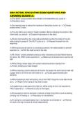 GNA ACTUAL EVALUATION EXAM QUESTIONS AND ANSWERS GRADED A&period;pd