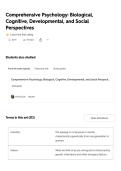 Comprehensive Psychology&lowbar; Biological&comma; Cognitive&comma; Developmental&comma; and Social Perspectives Flashcards &lowbar; Quizlet&period;pdf
