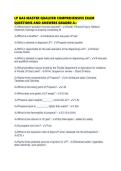 LP GAS MASTER QUALIFER COMPREHENSIVE EXAM QUESTIONS AND ANSWERS GRADED 