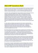 AHIP Questions Bank&period; LATEST UPDATED VERSION FOR 2026&period; GRADED A&plus;