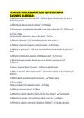 HCA 201B FINAL EXAM ACTUAL QUESTIONS AND ANSWERS GRADED 
