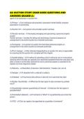 GA AUCTION STUDY EXAM GUIDE QUESTIONS AND ANSWERS GRADED 