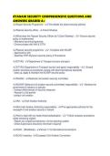 RYANAIR SECURITY COMPREHENSIVE QUESTIONS AND ANSWERS GRADED 
