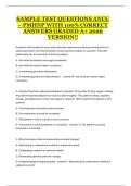 ANCC PMHNP Sample Test Questions &ndash; Complete Practice Questions&comma; Study Guide&comma; and Certification Exam Preparation