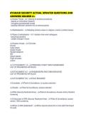 RYANAIR SECURITY ACTUAL UPDATED QUESTIONS AND ANSWERS GRADED