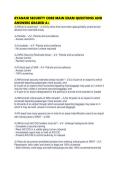 RYANAIR SECURITY CORE MAIN EXAM QUESTIONS AND ANSWERS GRADED
