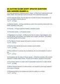 GA AUCTION EXAMS SCRIPT UPDATED QUESTIONS AND ANSWERS GRADED