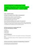 AANP PMHNP Certification Exam &vert; Complete Questions with Correct Answers and Detailed Rationales - Latest Update 2026&period;&NewLine;