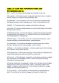COSC 275 EXAM TEST PAPER QUESTIONS AND ANSWERS GRADED 
