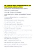 LMR GEORGETTE PMHNP COMPREHENSIVE EXAM 2026 QUESTIONS AND ANSWERS RATED