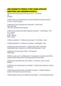 LMR GEORGETTE PMHNP STUDY GUIDE UPDATED QUESTIONS AND ANSWERS RATED 