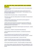 CDT UPDATED FINAL EXAM QUESTIONS AND ANSWERS RATED A&period;pdf