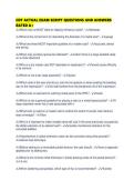 CDT ACTUAL EXAM SCRIPT QUESTIONS AND ANSWERS RATED A&period;pdf