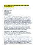 CDT EVALUATION EXAM UPDATED QUESTIONS AND ANSWERS RATED A&period;pdf