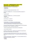 FCCN LEVEL 1 COMPREHENSIVE EXAM LATEST QUESTIONS AND ANSWERS RATED A&period;pdf
