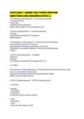 FCCN LEVEL 1 EXAMS TEST PAPER UPDATED QUESTIONS AND ANSWERS RATED A&period;pdf