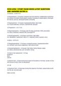 FCCN LEVEL 1 STUDY EXAM GUIDE LATEST QUESTIONS AND ANSWERS RATED A&period;pdf