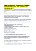 ICS 100 INTRODUCTION TO THE INCIDENT COMMAND SYSTEM COMPREHENSIVE EXAM