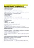 ICS 100 INCIDENT COMMAND SYSTEM REVISION 2026 EXAM QUESTIONS AND ANSWERS RATED