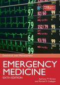 Test Bank for Emergency Medicine&colon; Diagnosis and Management 8th Edition by Anthony F&period; T&period; Brown & Mike D&period; Cadogan &vert; Questions and Answers &vert; Verified Practice Questions &vert; Emergency Medicine Exam Preparation