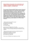 FISDAP MEDICAL EXAM 200 ACTUAL QUESTIONS AND &NewLine;CORRECT ANSWERS WITH RATIONALE LATEST 2026 &NewLine;ALREADY GRADED A&plus; ASSURED PASS 