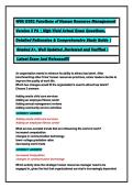 WGU D351 Functions of Human Resource Management &NewLine;Version 3 PA &vert; High-Yield Actual Exam Questions&comma; &NewLine;Detailed Rationales & Comprehensive Study Guide &vert;&NewLine; Graded A&plus;&comma; Well Updated &comma;Reviewed and Verified &vert;&NewLine; Latest Exam Just Released&excl;&excl;&excl;&NewLine;